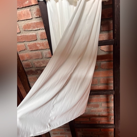 ONLY white off the shoulder shirt dress women’s US size 7 light and airy boho - Picture 7 of 8